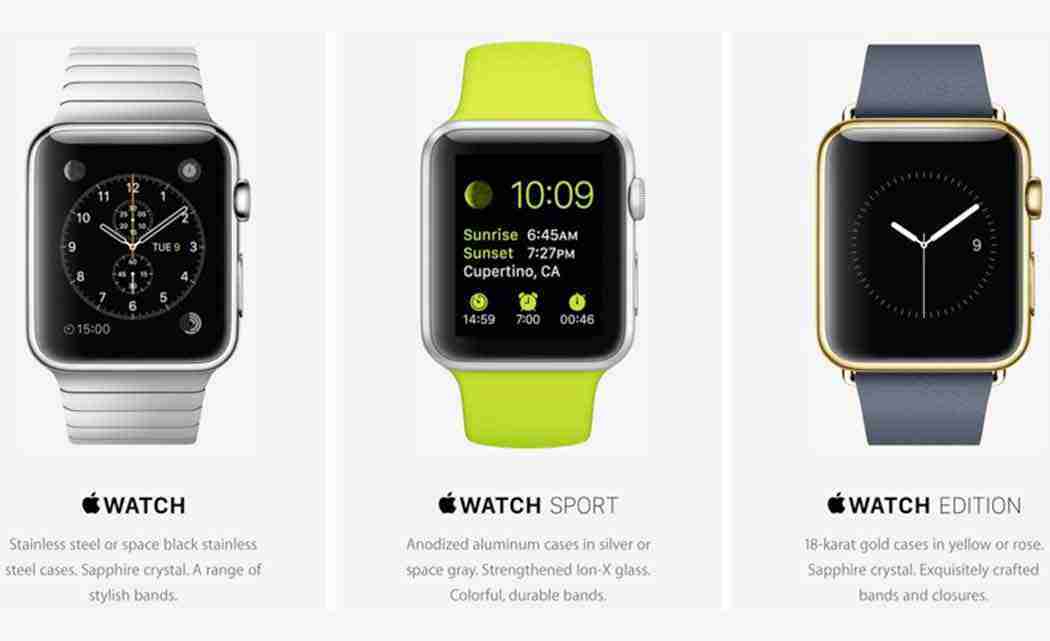 apple watch line
