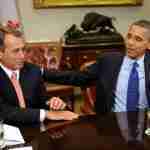 John Boehner and Barack Obama