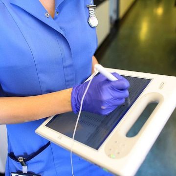 Digital technology is transforming healthcare. (Christopher Furlong/Getty Images)